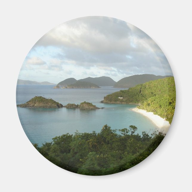 Trunk Bay, St John, USVI Magnet (Framsidan)