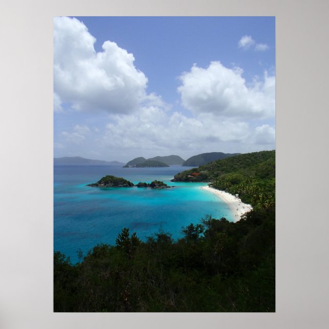 Trunk Bay, St John, USVI Poster (Framsidan)