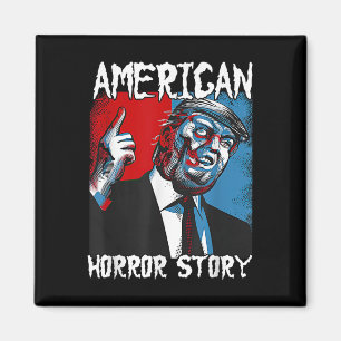 Trunkera president USA flagga Halloween Horror Sto Magnet