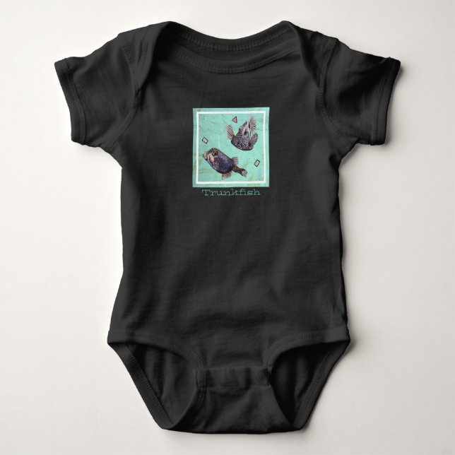 Trunkfish Baby Cotton Jersey Bodydress T Shirt (Framsida)