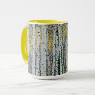 Trunks aspen Träd Aspen, Colorado Mugg