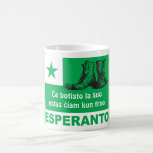 Truo för kun för ĉiam för estas för ŝuo för kaffemugg