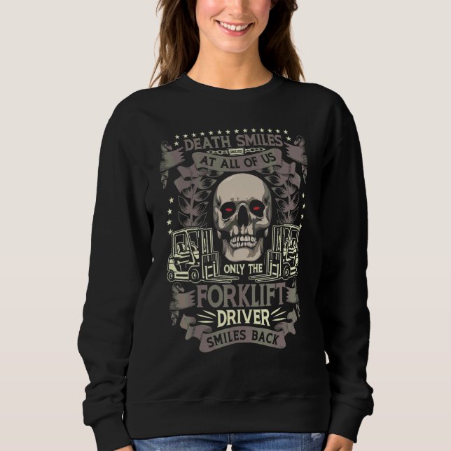 Truppgravskoppling Död leende åt oss alla Truppgra T Shirt (Framsida)