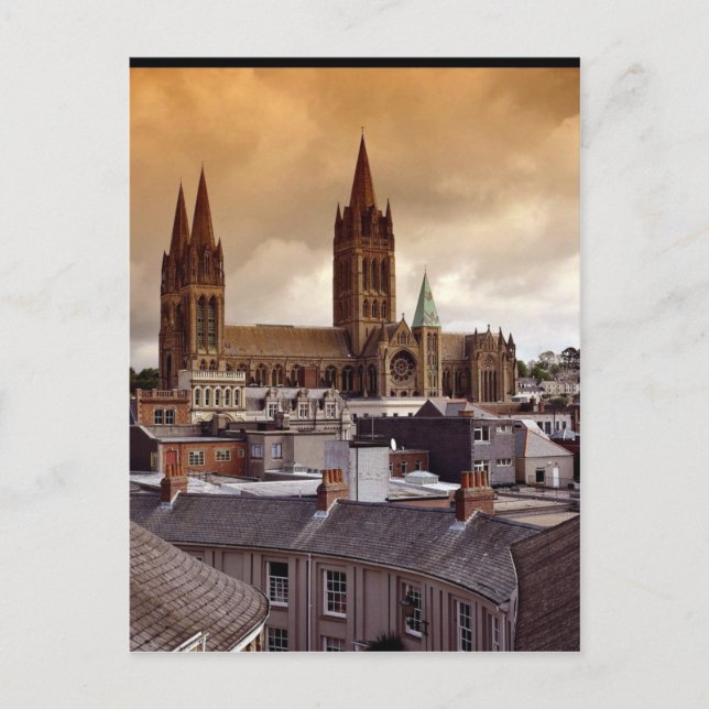 Truro Cathedral, Cornwall, England Vykort (Framsida)