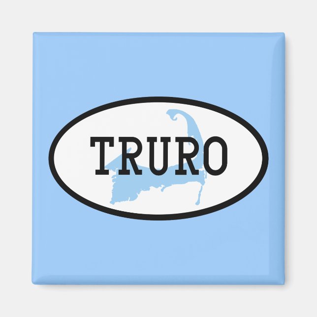 Truro, MA Magneten Magnet (Framsidan)