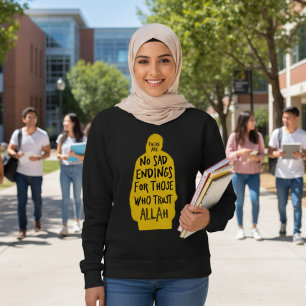 Trust Allah Black T Shirt