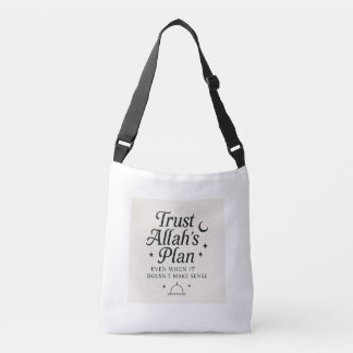 Trust Allahs plan Muslim Tote Bag Axelväska