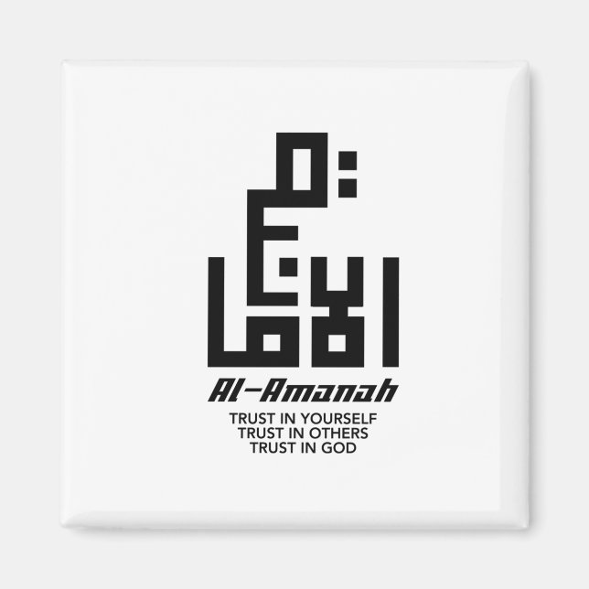 Trust - Amanah Magnet (Framsidan)