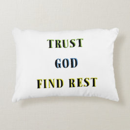 TRUST GOD FIND REST PRYDNADSKUDDE
