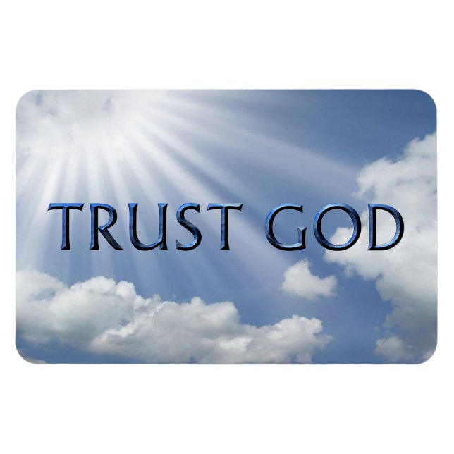 TRUST GOD MAGNET (Horisontell)