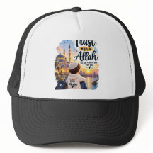 Trust in Allah Trucker Hatt - Islamiskt Tro Kask -