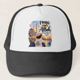 Trust in Allah Trucker Hatt - Islamiskt Tro Kask - Keps