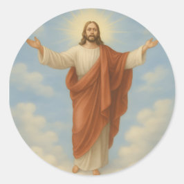 Trust In Jesus Runt Klistermärke