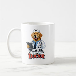 Trust Me I’m a Dogtor Funny Dog Doctor Kaffemugg