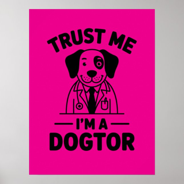 Trust Me I’m a Dogtor Poster (Framsidan)