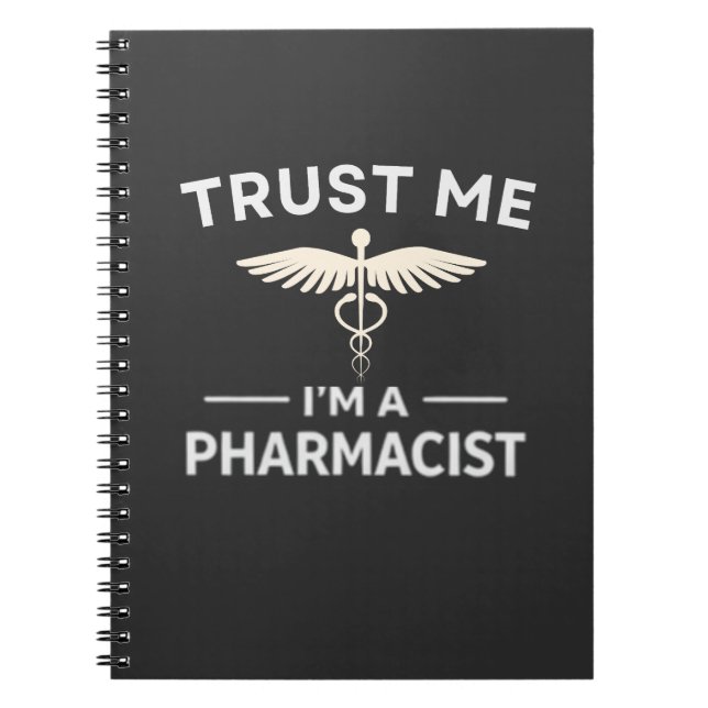 Trust Me I’m a Pharmacist Funny Pharmacy Anteckningsbok (Framsidan)