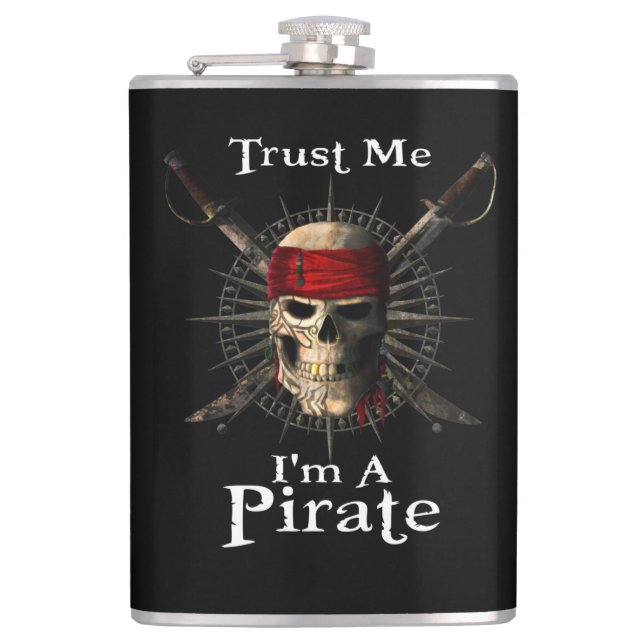 Trust Me I'm A Pirate Skull and Swords Funny Fickplunta (Framsidan)