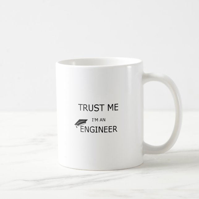 Trust me I'm an engineer(birrete inclinado).pdf Kaffemugg (Höger)