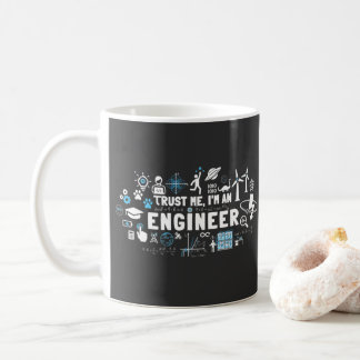 TRUST ME, I'M AN ENGINEER feat Maxwell Gleichungen Kaffemugg