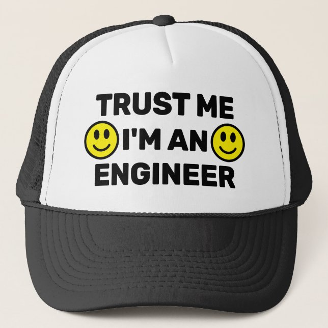 Trust Me Lastbilschaufförshatt (Anpassa den!) Keps (Framsida)