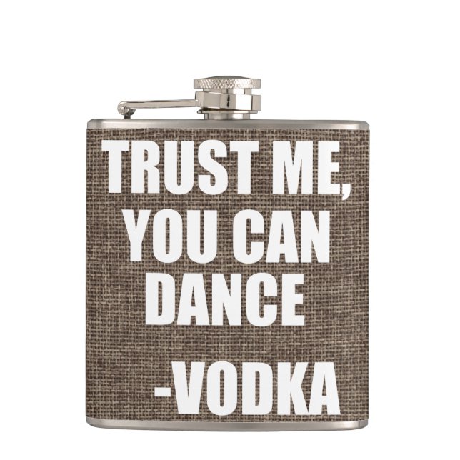 TRUST MIG, DU KAN DANCE - Vodka Fickplunta (Framsidan)