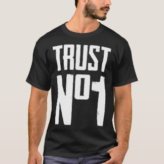 Trust No One Graphic Tees Cool Motivational Graph T Shirt