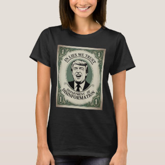 “trust Nobody” - Trump Nknote Parody 2  T Shirt