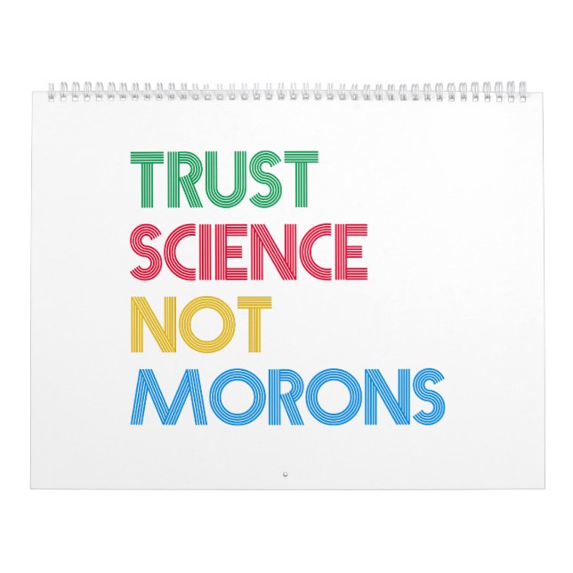 trust science Calendar Kalender (Omslag)