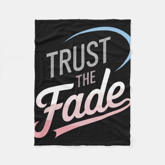 Trust The Fade Discgolfdesign Snygg Och Bekväm Fleecefilt (Framsidan)
