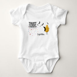 Trust The Journey Inspirerande Baby-Body - Cu T Shirt