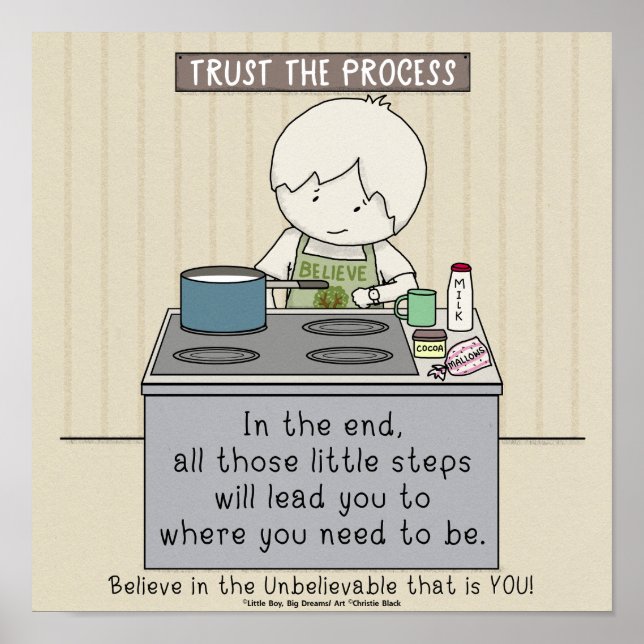 Trust the Process Poster (Framsidan)
