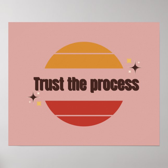 Trust the Process Poster (Framsidan)
