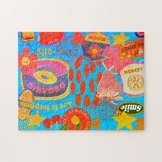 Trust the process puzzel pussel (Horisontell)