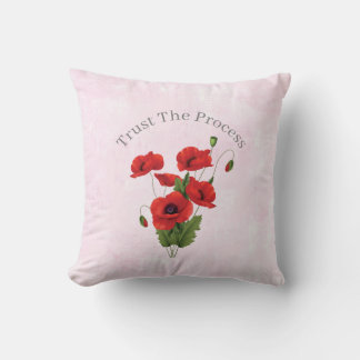 Trust The Process Throw Pillow  Kudde