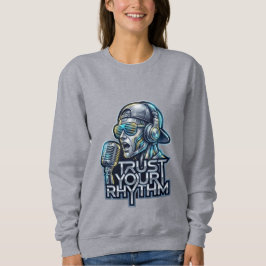 Trust Your Rhythm - Futuristic Music Robot T Shirt