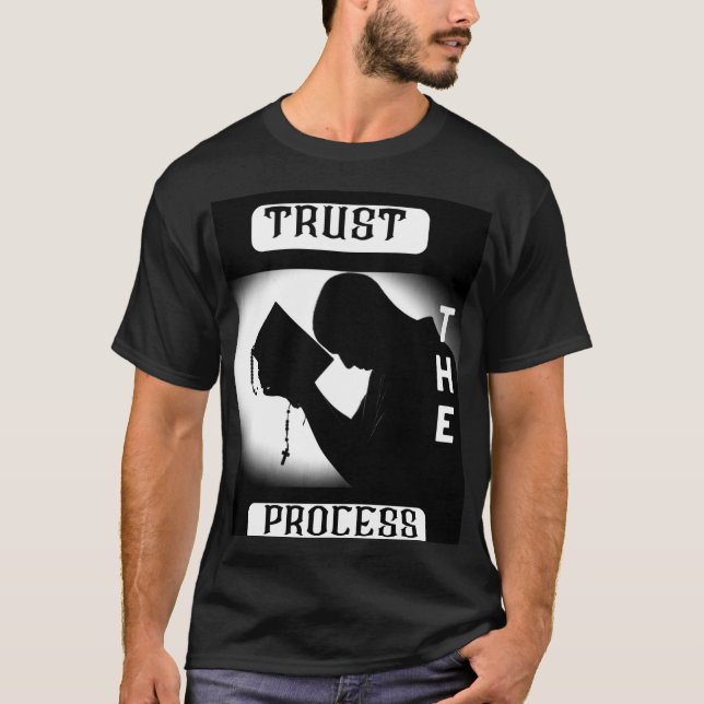 TRUSTA PROCESSAA TSHIRT,MOTIVERAD TSHIRT T SHIRT (Framsida)