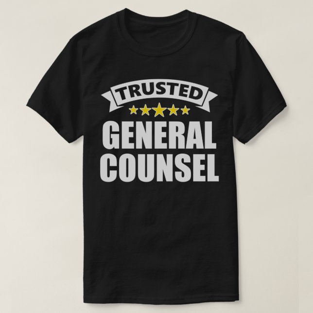 Trusted General Counsel T Shirt (Design framsida)