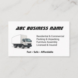 Trusted Movers Flytta Company Visitkort