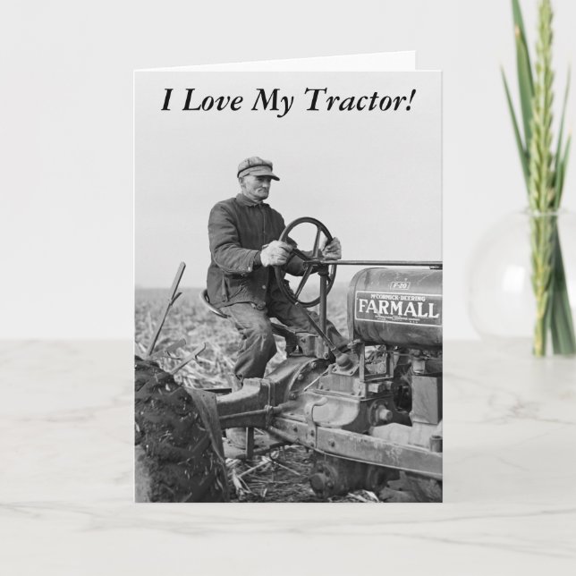 Trusty Old Tractor, 1930-talet Kort (Framsida)