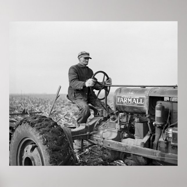 Trusty Old Tractor, 1930-talet Poster (Framsidan)