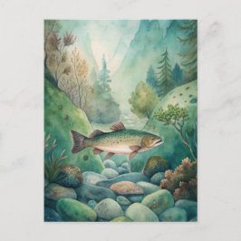 Trut Fish Fishing Vykort