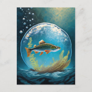 Trut Fish Fishing Vykort