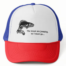 Trut Fishing Design Hat