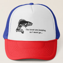 Trut Fishing Design Hat Keps
