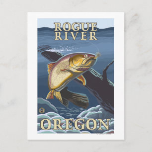 Trut Fishing Kor-Section - Rogue River Vykort