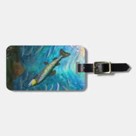 Trut Fishing Luggage Tag Bagagebricka