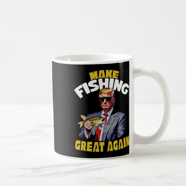 Trut Fishing Novelty Fisherman Gift Kaffemugg (Höger)
