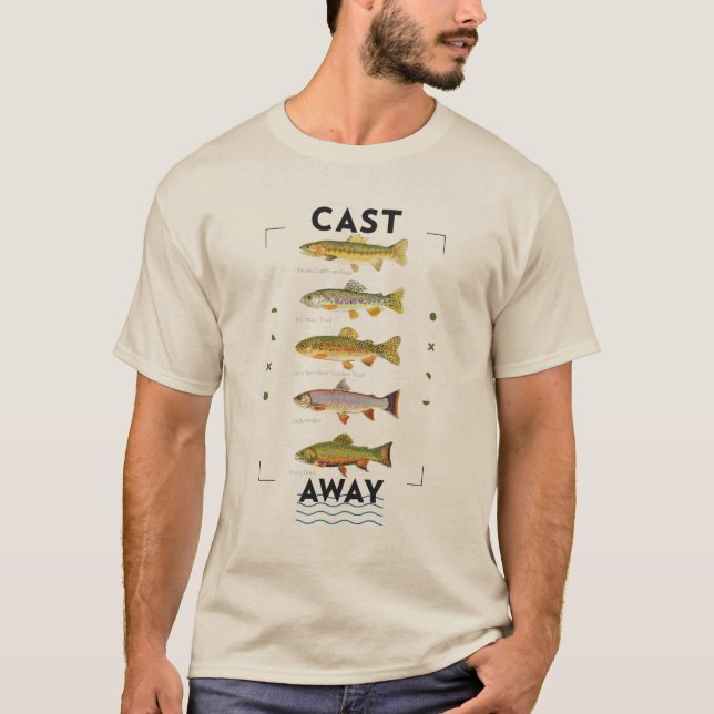 Trut Fishing T shirt (Framsida)