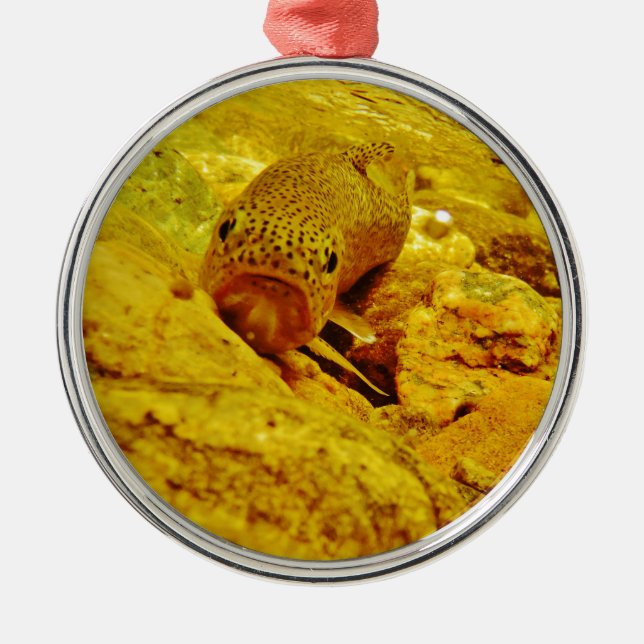 Trut i ström julgransprydnad metall (Framsidan)