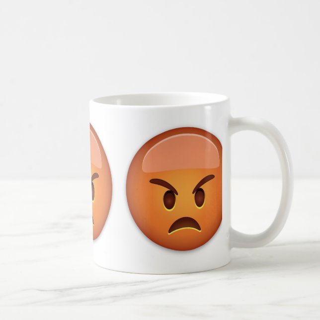 Truta ansikte Emoji Kaffemugg (Höger)